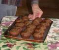 These 15 muffins went into the freezer for later eating